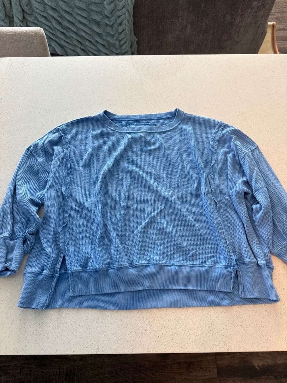 American Eagle Oversized Waffle Knit Sweater